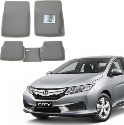 Dapidx Plastic 3D Mat For  Honda City(Grey)