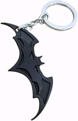 Maupin Batman Dawn of Justice wings Logo 3d 8cm Metal Key Chain Key Chain(Black)