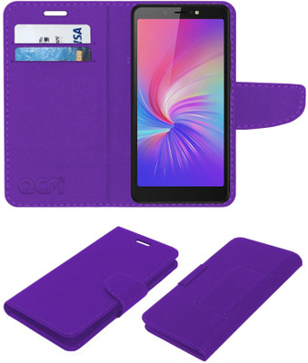 ACM Flip Cover for Tecno Camon I Ace 2(Purple, Cases with Holder, Pack of: 1)