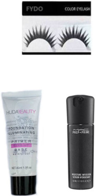 

Fydo foundation , prep prime with eyelashes(Set of 3)