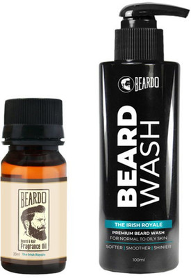 

Beardo The Irish Royale Beard Oil (30ml) & Beard Wash Combo (100ml)(Set of 2)