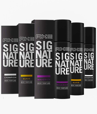 

AXE Signature Champion, Maverick & Suave Deodorant Spray - For Men(366 ml, Pack of 3)