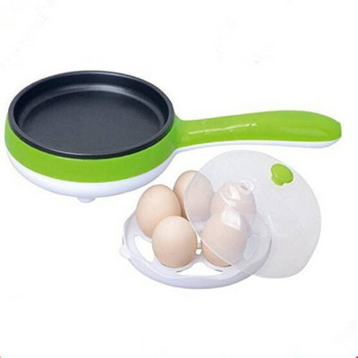 

WOLBLIX Electric Mini Non stick Frying Pan with Steam Egg streamer/ Boiler for Outdoor Home Kitchen (5 Egg) Egg Cooker(5 Eggs)