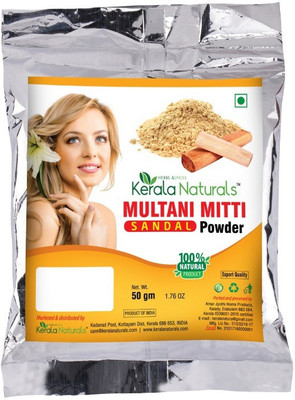 

Kerala Naturals Multani Mitti (Fullers Earth) Sandal Powder 50gm(50 g)