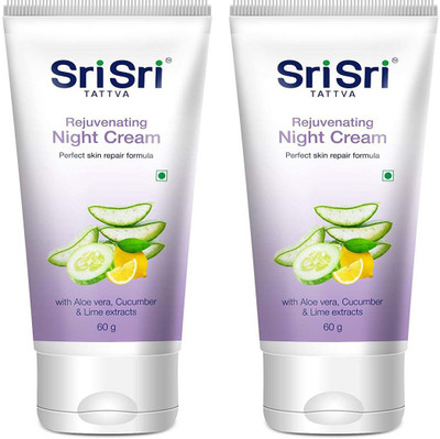 

Sri Sri ayurveda rejuvenating night cream 60 gm pack of 2 (60 gm*2)(120 g)