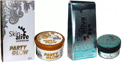 

skin alive Party Glow Instant Glow Gold Face Wash Daily Face Cleanup Combo Face Wash(160 ml)