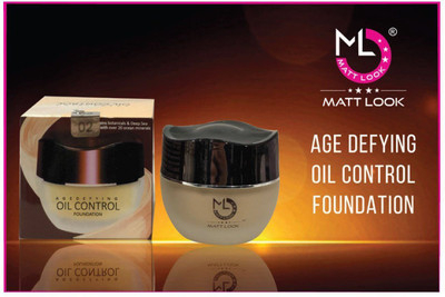 

Mattlook Age Defying Oil Control Foundation SATIN IVORY Foundation(Satin Ivory)