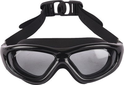 THE MORNING PLAY High Quality UV and Anti-fog Swimming Goggles BLACK ASG-91000 Swimming Goggles(Black)