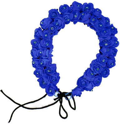 

WIZME Flower Hair Accessory Gajra for girls Hair Accessory Set(Blue)