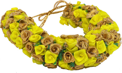 

AASA New Style Accessories Gajra Hair Accessory Set(Yellow)