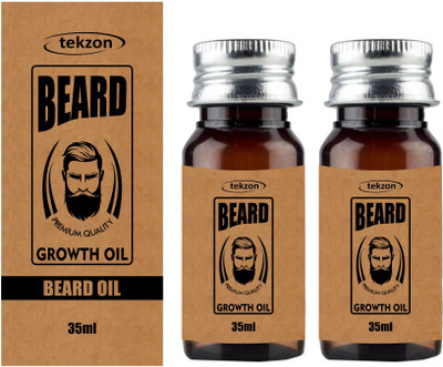 

tekzon Beard Shine & Growth Oil Pack of 2x35ml Hair Oil(70 ml)
