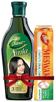 

Dabur Amla Hair Oil, 450ml with Meswak, 50g Hair Oil(450 ml)