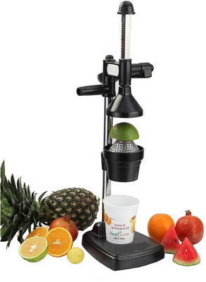 KUBER INDUSTRIES Aluminium Juicer/Fruits Juicer/Vegetable Juicer/Manual Hand Juicer - (JUCER102) Hand Juicer(Black)