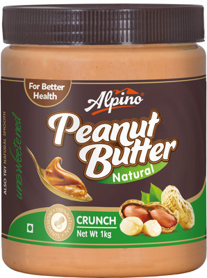 

Alpino Natural Crunch Peanut Butter (Unsweetened) 1 kg