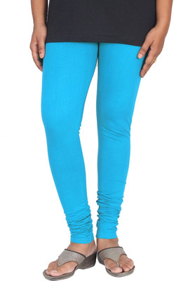 Skandas Trendz Churidar  Ethnic Wear Legging(Light Blue, Solid)