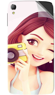 Snooky Panasonic Eluga Switch Mobile Skin(Pink)