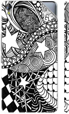 Snooky Micromax Canvas Juice 3 Plus Q394 Mobile Skin(Black)