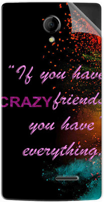 Snooky Intex Aqua Wing Mobile Skin(Multicolor)