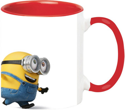 ARTBUG Minion -180-Red Ceramic Coffee Mug(350 ml)