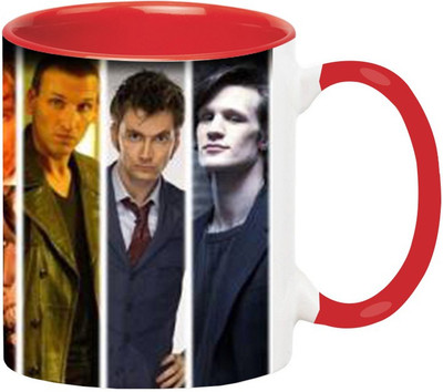 ARTBUG Doctor Who British -1511-Red Ceramic Coffee Mug(350 ml)