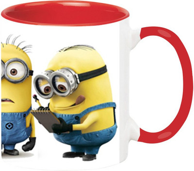 ARTBUG Minion -190-Red Ceramic Coffee Mug(350 ml)