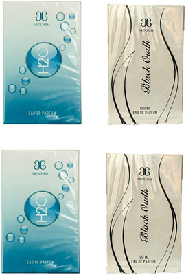 

Arochem 2 H2O and 2 Black Oudh Perfume 100ML Each (Pack of 4) Eau de Parfum - 400 ml(For Men & Women)