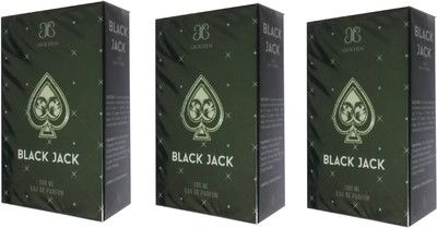 

Arochem Black Jack Perfume 100ML Each (Pack of 3) Eau de Parfum - 300 ml(For Men & Women)