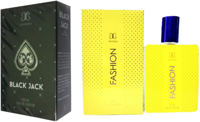 

Arochem Black Jack and Fashion Perfume 100ML Each (Pack of 2) Eau de Parfum - 200 ml(For Men & Women)