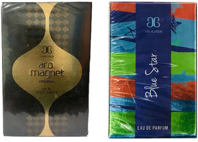 

Arochem Magnet and Blue Star Perfume 100ML Each (Pack of 2) Eau de Parfum - 200 ml(For Men & Women)