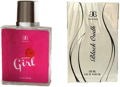 

Arochem Charming Girl and Black Oudh Perfume 100ML Each (Pack of 2) Eau de Parfum - 200 ml(For Men & Women)
