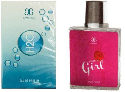 

Arochem H2O and Charming Girl Perfume 100ML Each (Pack of 2) Eau de Parfum - 200 ml(For Men & Women)