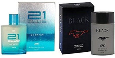 

CFS 21 Club Ice Water and Black Perfume, Combo of 2, 100ml. Each Perfume - 100 ml(For Men)
