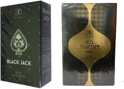 

Arochem Black Jack and Magnet Perfume 100ML Each (Pack of 2) Eau de Parfum - 200 ml(For Men & Women)