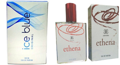 

Arochem Ice Blue and Ethena Perfume 100ML Each (Pack of 2) Eau de Parfum - 200 ml(For Men & Women)