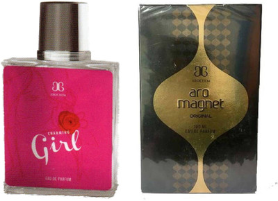 

Arochem Charming Girl and Magnet Perfume 100ML Each (Pack of 2) Eau de Parfum - 200 ml(For Men & Women)