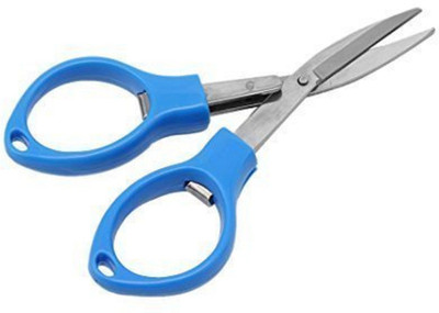 WIZME scissor small for nose hair cutting Scissors(Set of 1, Blue)