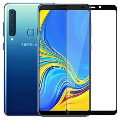 GALEX Edge To Edge Tempered Glass for Samsung Galaxy A9 2018 5D Full Glue Tempered Glass (Black) |5D Tempered Glass For Samsung A9 2018(Pack of 1)
