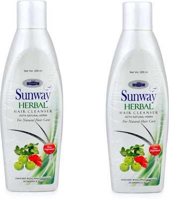 

HAPDCO SUNWAY HERBAL HAIR CLEANSER-WITH NATURAL HERBS(PACK OF 2)(400 ml)