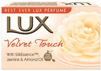 

Lux Velvet Touch Jasmine and Almond Oil Soap - 150g (Pack of 6)(150, Pack of 6)