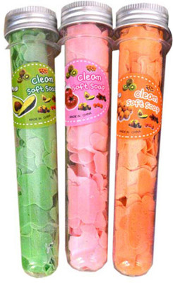 

13-HI-13 Paper Flower Petals Clean Soft Soap Set Of 4 Pieces, Flower Soap (Pack of 3pcs)(70 g, Pack of 3)