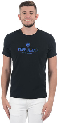 pepe-jeans-graphic-print-men-round-neck-black-t-shirt
