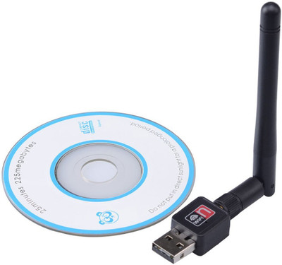 

LIFEMUSIC 900Mbps USB 2.0 Hi-Speed Wireless WiFi Receiver with Antenna Dual Frequency Network 2.4GHZ/150Mbps, 5.8GHZ/900Mbps for PC /Desktop/Laptop Support Windows 10/8/8.1/7/Vista Mac OS USB Adapter(Black)