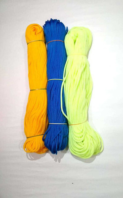 CHL MACRAME 3 COLORS SET 0F 150 M YELLOW,BLUE,LITE GREEN
