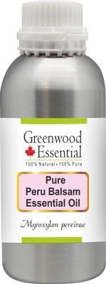 

Greenwood Essential Pure Peru Balsam Essential Oil (Myroxylon pereirae) 100% Natural Therapeutic Grade Steam Distilled(630 ml)