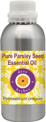 

Deve Herbes Pure Parsley Seed Essential Oil 300ml (Petroselinum crispum) 100% Natural Therapeutic Grade Steam Distilled(300 ml)