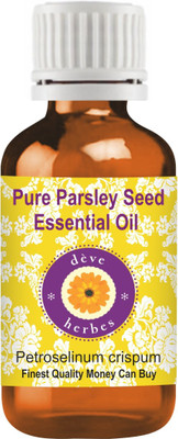 

Deve Herbes Pure Parsley Seed Essential Oil (Petroselinum crispum) 100% Natural Therapeutic Grade Steam Distilled(30 ml)