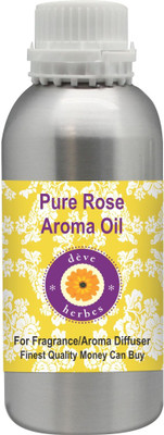 

Deve Herbes Pure Rose Aroma Oil (Suitable For Aroma Diffuser) 100% Natural Therapeutic Grade(300 ml)