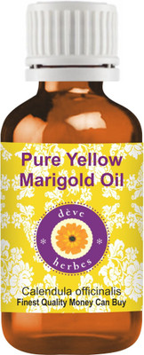 

Deve Herbes Pure Yellow Marigold Oil (Calendula officinalis) 100% Natural Therapeutic Grade(50 ml)
