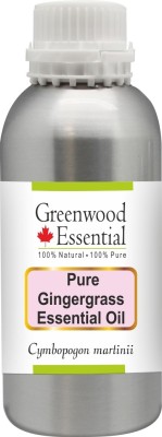 

Greenwood Essential Pure Gingergrass Essential Oil (Cymbopogon martinii) 100% Natural Therapeutic Grade Steam Distilled(630 ml)