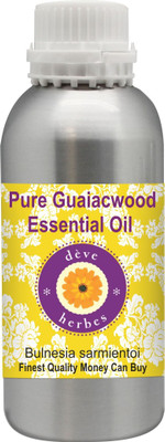 

Deve Herbes Pure Guaiacwood Essential Oil (Bulnesia sarmientoi) 100% Natural Therapeutic Grade Steam Distilled(300 ml)
